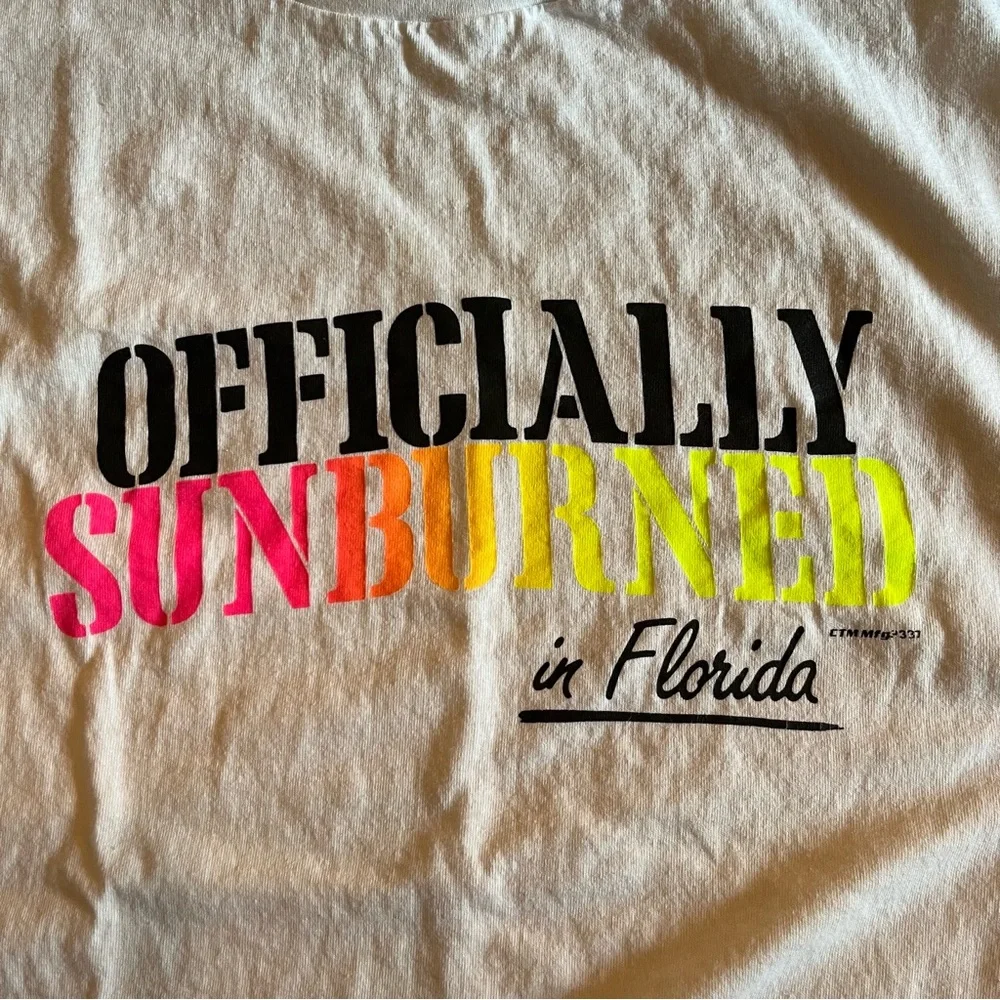 Vintage FLORIDA “Sunburned” XL T-shirt Single Stitch
